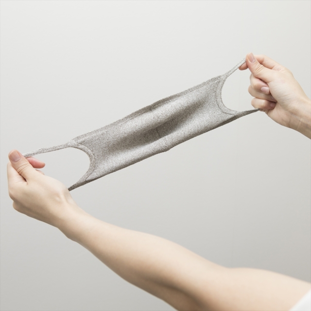 100回洗えるマスク/hamon AG マスク（グレー） ｜ ミツフジ株式会社