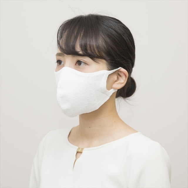 100回洗えるマスク/hamon AG マスク（ホワイト）