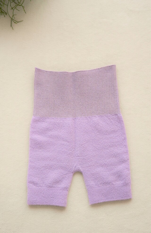 腹巻付きパンツ　パープル