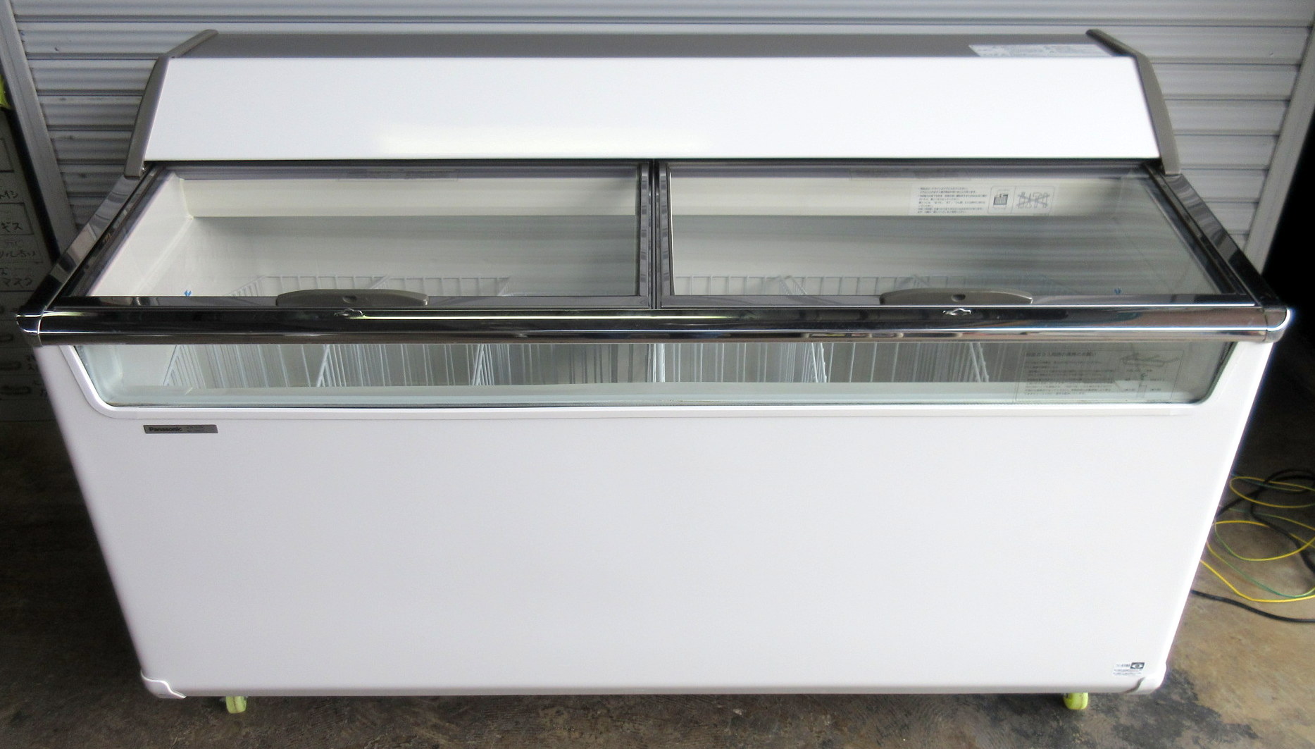2020年 パナソニック 冷凍ショーケース SCR-151DC W1504×D714×H920mm 単相100V 庫内温度-20℃以下 ガラストップ式