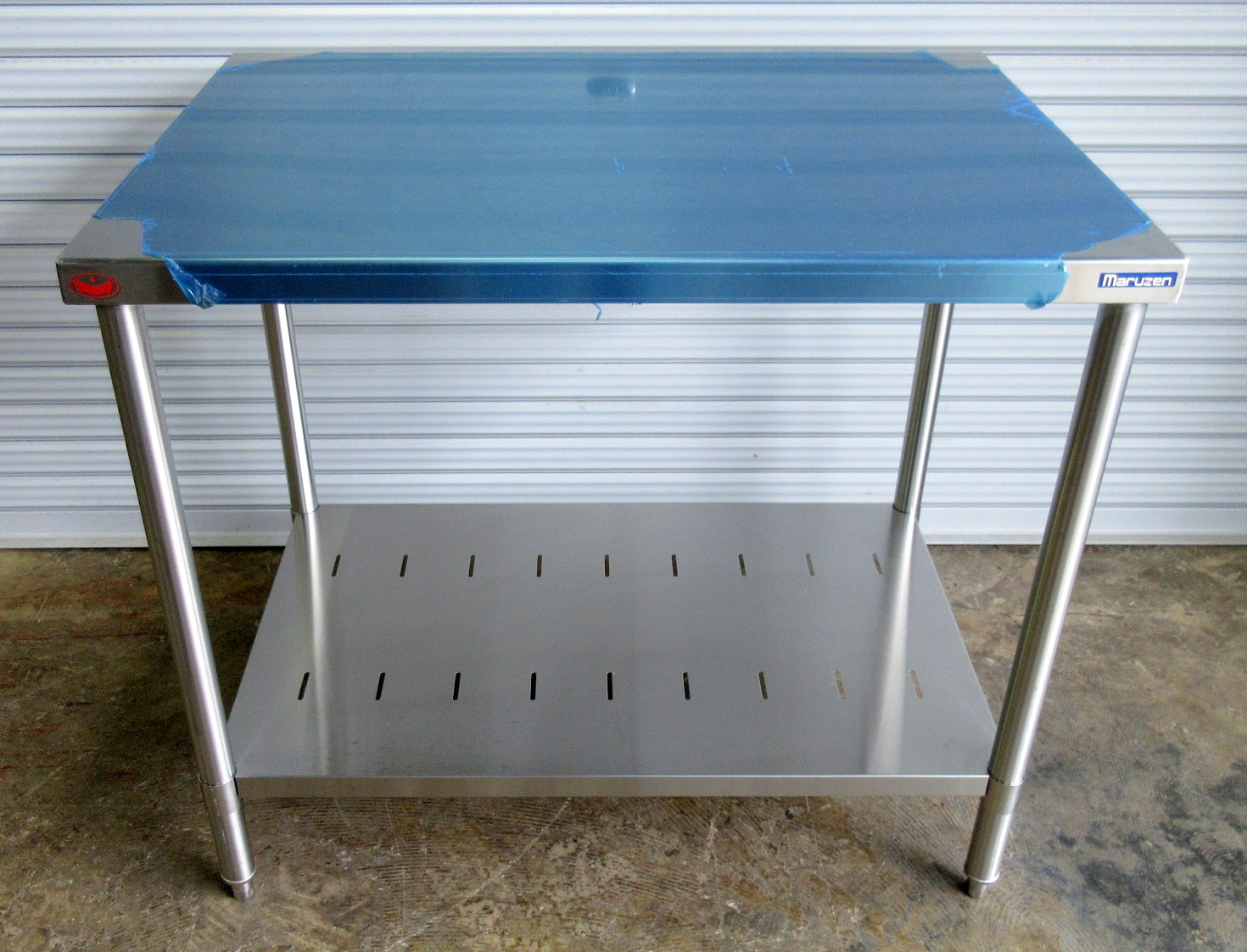 未使用品 マルゼン 作業台 W920×D650×H800mm 業務用 ステンレス キッチン