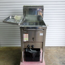 未使用品 2012年 ネオシス 1槽ガスフライヤー NGF18NBS W450×D600×H800mm 都市ガス13A 18L