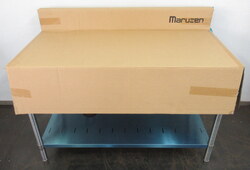 未使用品 マルゼン 水切り付き1槽シンク BSM1-126R W1200×D600×H800mm バックガード高さ150mm 業務用 ステンレス キッチン