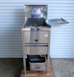 2025年 タニコー 1槽ガスフライヤー TGFL-B43C W430×D600×H850mm LPG(プロパンガス) 油量18L 油温150～210℃ スタンダードフライヤー 涼厨