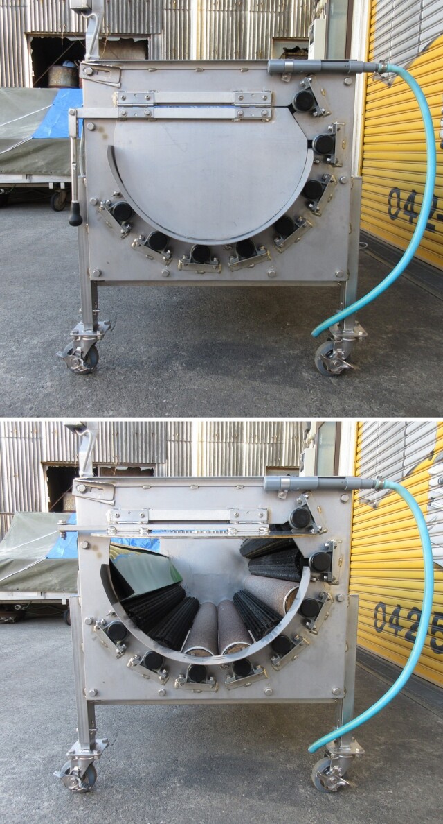 大根ニンジン洗浄機サシナミDUW 150-8CF- 200V 中古