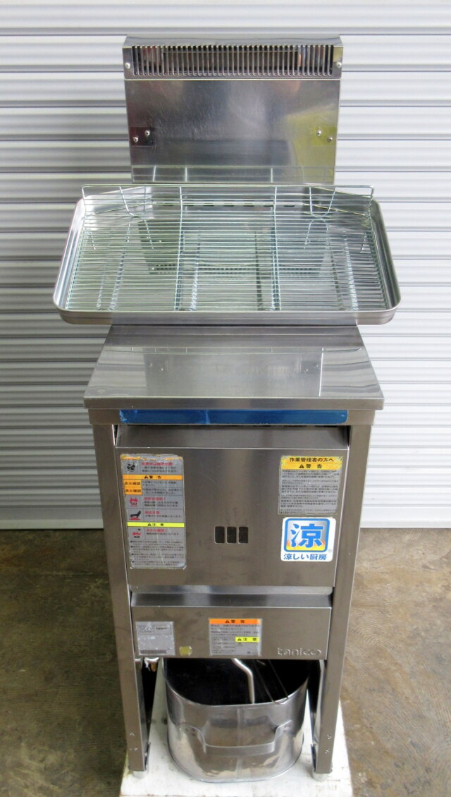 2014年 タニコー 1槽ガスフライヤー NB-TGFL-C35 W350×D600×H800mm LPG 15L