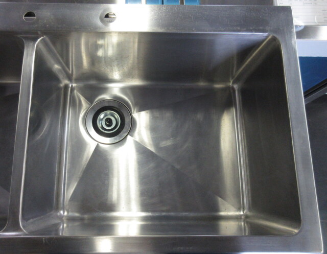 タニコー 2槽シンク W1000×D450×H850mm バックガードなし 業務用