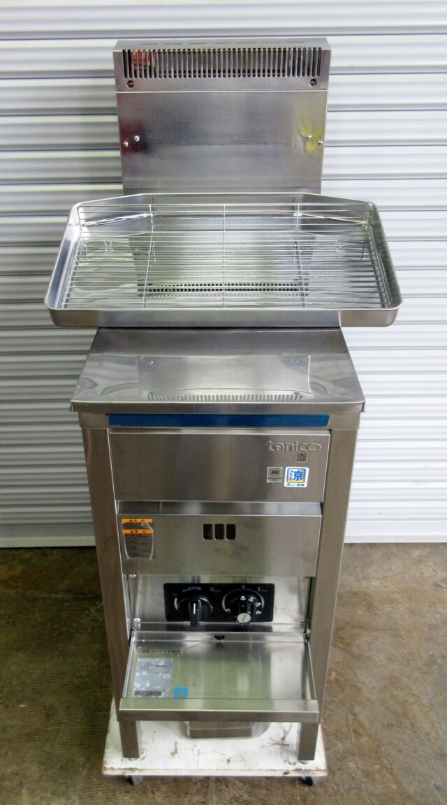 2021年 タニコー 1槽ガスフライヤー TGFL-35C W350×D600×H800mm LPG 15L