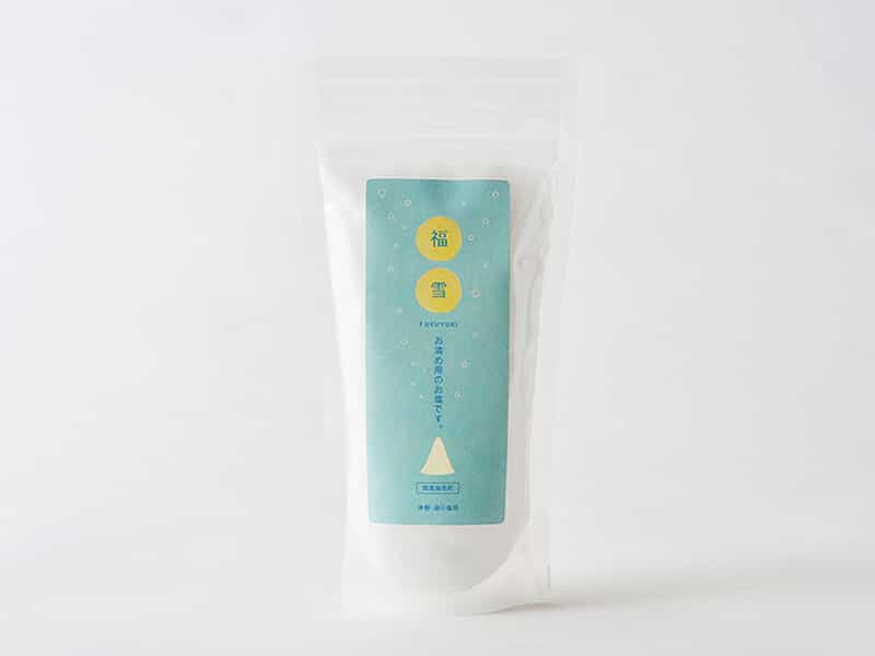 福雪：国産塩を使用