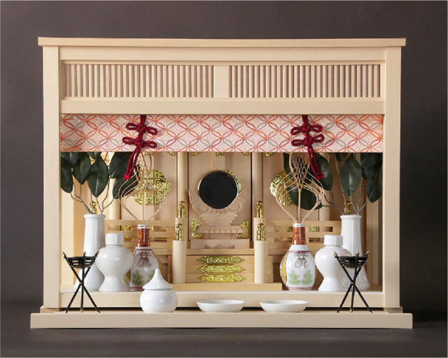 神棚 箱宮セット「寿（ことぶき）」＜宮造風清音継仕上＞