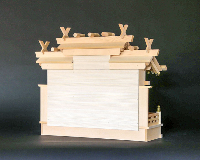 神棚 屋根宮「神陽三社」＜美濃白川仕上＞