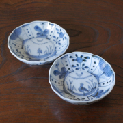 小皿　染付　取り皿　江戸　明治　大正　古伊万里　鯛　魚　笹 小皿 染付 取り皿 江戸 明治 大正 古伊万里 鯛 魚 笹 - メルカリ