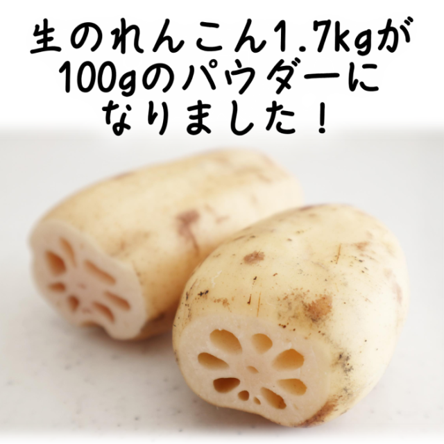 国産　れんこんパウダー