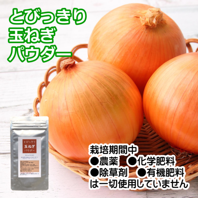 とびっきり玉ねぎパウダー 40g 粉末 国産 香川県産 栽培期間中農薬完全不使用