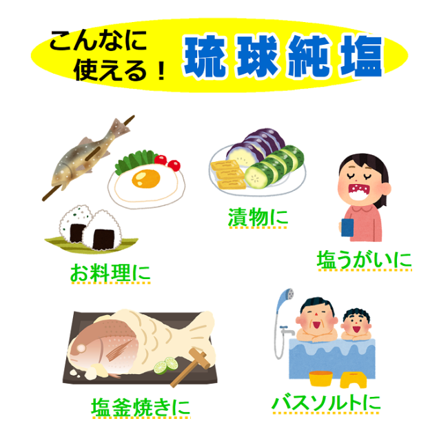 琉球純塩　用途