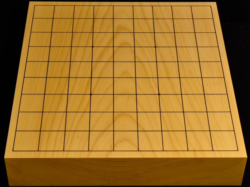 本榧卓上将棋盤  t5378