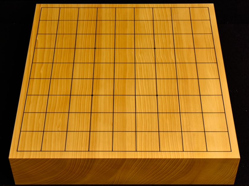 本榧卓上将棋盤　t5379