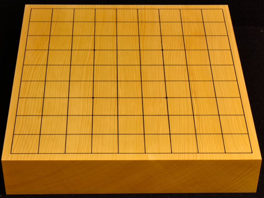 本榧卓上将棋盤　t5380