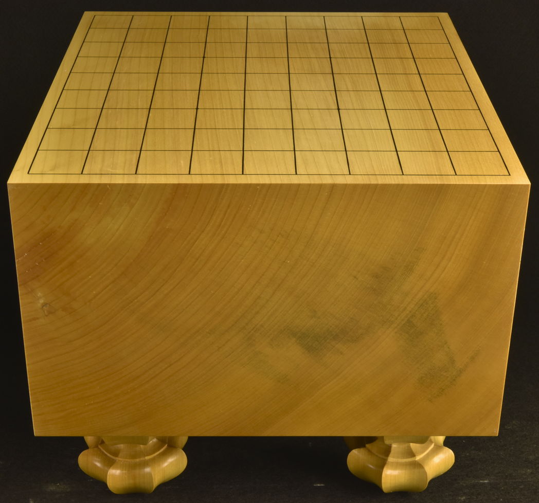 銀杏将棋盤  6寸8分柾