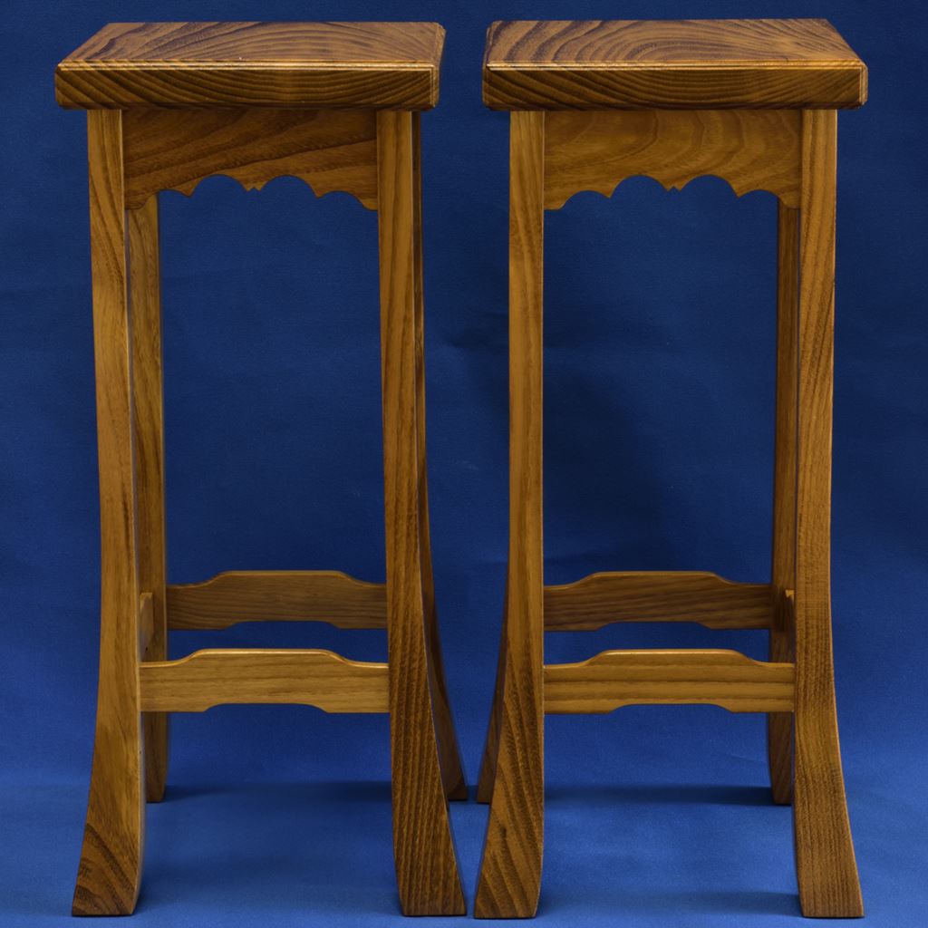 駒台　本桑 　四本脚　6寸5分用