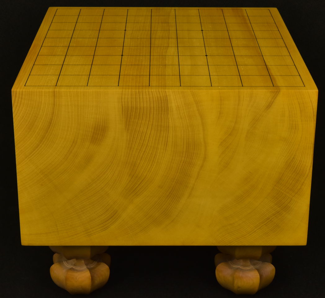 本榧将棋盤　6.4寸柾目　