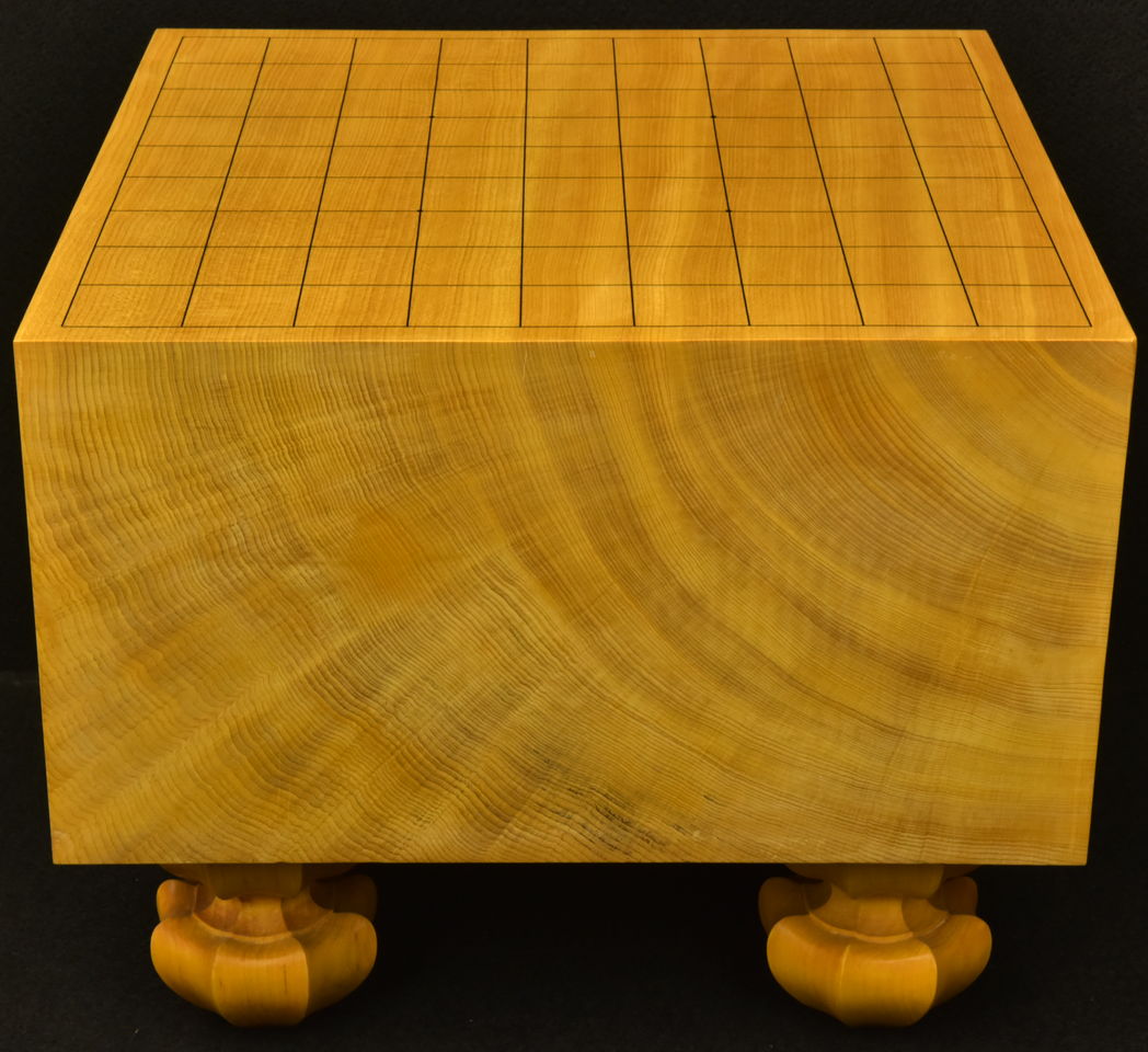 本榧将棋盤　6寸柾目　