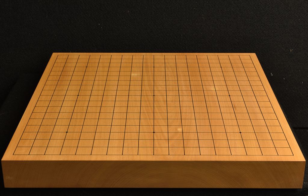 碁盤　本桂15号一枚板　卓上　松印