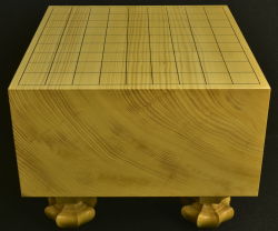 将棋盤　本榧（日本産）柾　５寸７分　6868