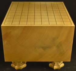 銀杏将棋盤  6寸8分柾