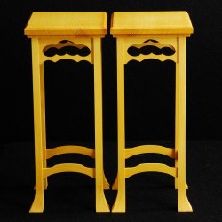 駒台　本榧四本脚　　6寸5分用