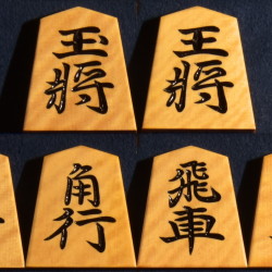 隆月作　清安書　彫駒　虎斑