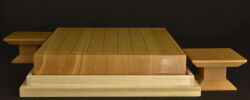 将棋盤　本榧(日本・日向産)卓上盤セット