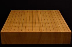 碁盤　本桂30号卓上松印　柾目接合