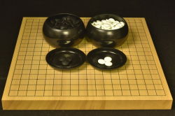 碁盤　新かや10号　卓上 Cセット
