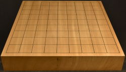 将棋盤　本桂20号卓上　接合　竹印