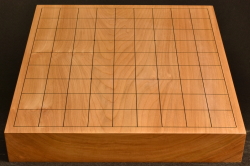 将棋盤　本桂20号卓上　一枚板　竹印
