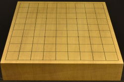 将棋盤　新かや20号卓上　柾目一枚板　松印