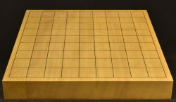 将棋盤　新かや15号卓上　本漆太刀目盛　竹印