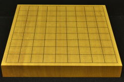 将棋盤　新かや15号卓上　一枚板　本漆太刀目盛　竹印