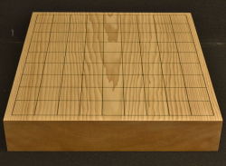将棋盤　栂　20号卓上　一枚板　松印
