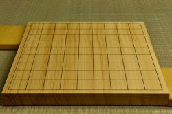 本榧卓上将棋盤　t5880