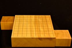 本榧卓上将棋盤　t5882
