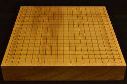 碁盤　本榧卓上　柾目一枚板t6370