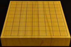 卓上将棋盤　本榧(日本産)柾目二枚接合　t6491