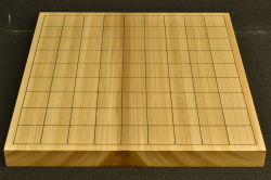 卓上将棋盤　日本産檜葉　2枚接合 　t6898