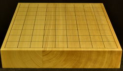 卓上将棋盤　本榧(日本産)柾目2枚接合 t6993