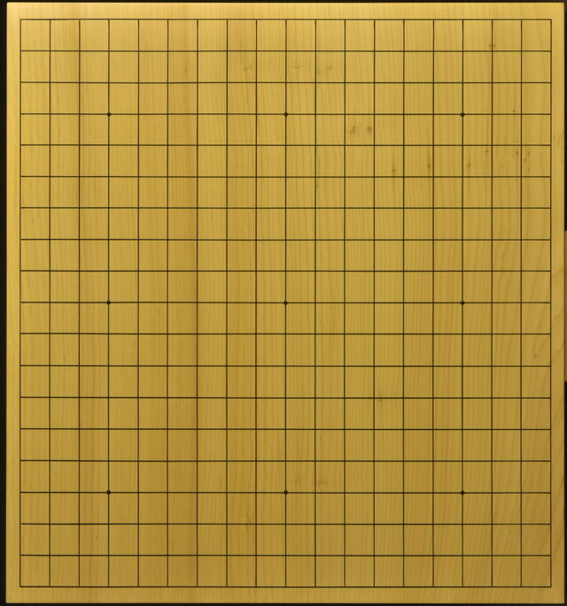 碁盤 本榧(日本産) 5寸5分 柾目
