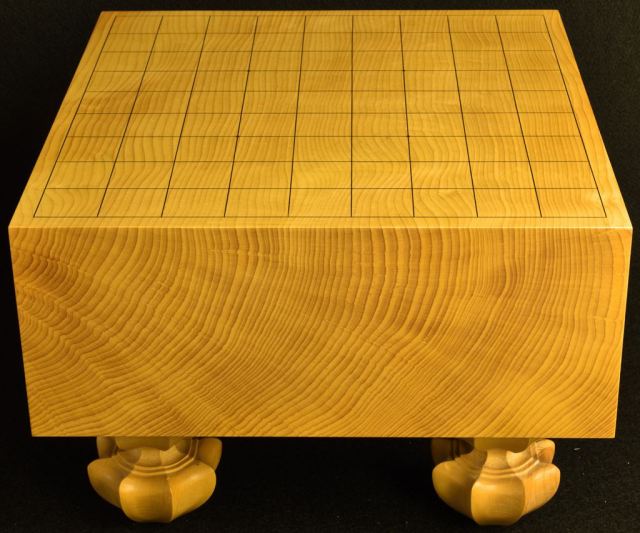 将棋盤 本榧 柾目 4寸5分