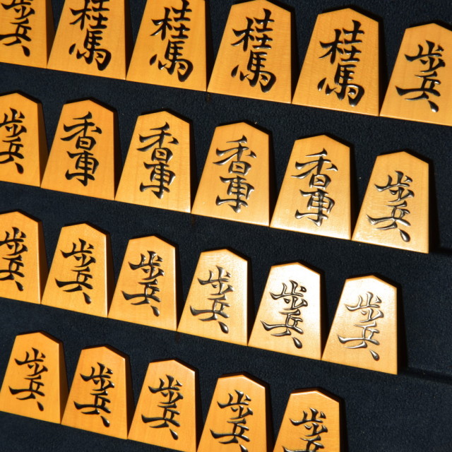 名駒大鑑 熊澤良尊 将棋駒 熊澤良尊作 長禄書 盛揚