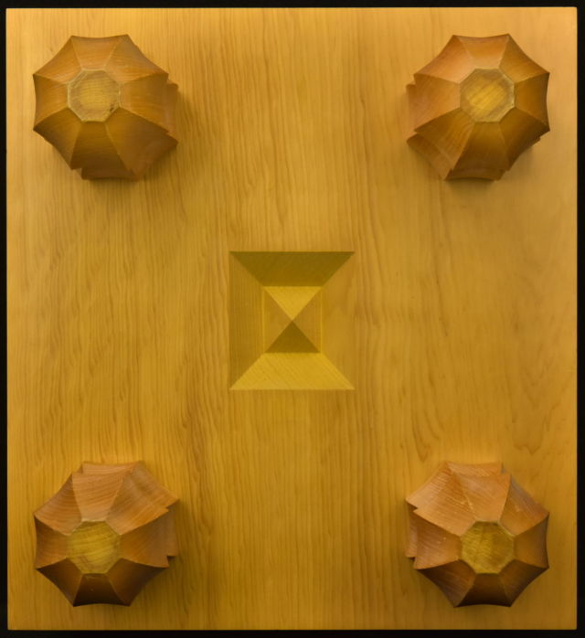 本榧将棋盤 6.2寸柾目